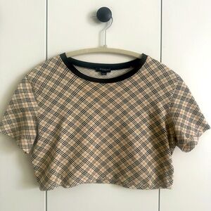 Classic Burberry Crop Top